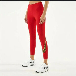 Nike animal top print swoosh leggings